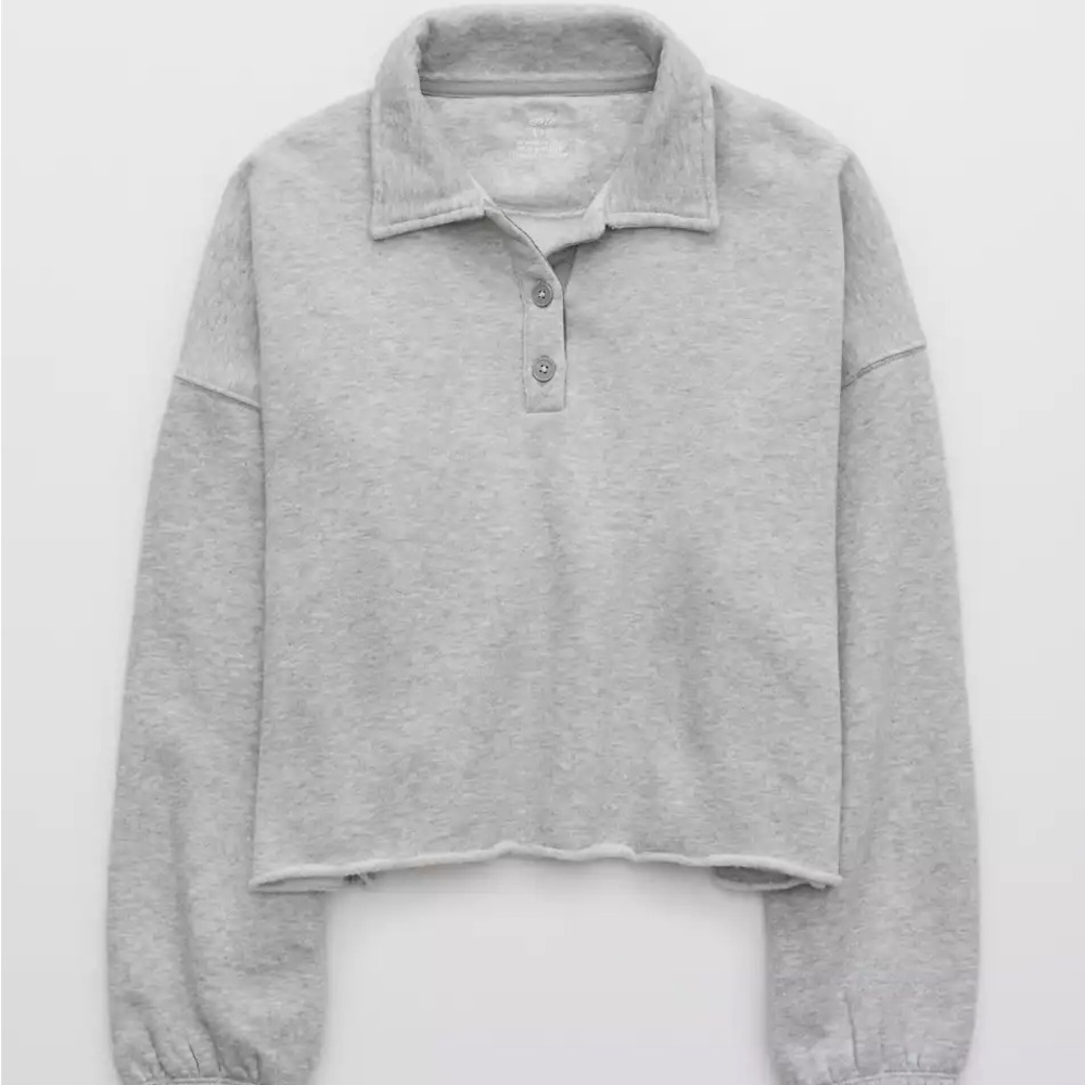 Aerie Cropped Polo